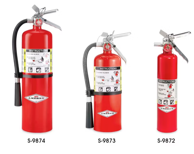Class ABC dry chemical fire extinguisher